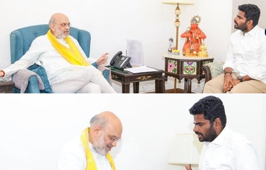 “தேசிய தலைவர் நிதின் நபின் சந்திப்புக்கு பின் அடுத்த அதிரடி!”… அமித்ஷாவுடன் அண்ணாமலை நடத்திய முக்கிய ஆலோசனை… டெல்லியில் பரபரப்பு..!!