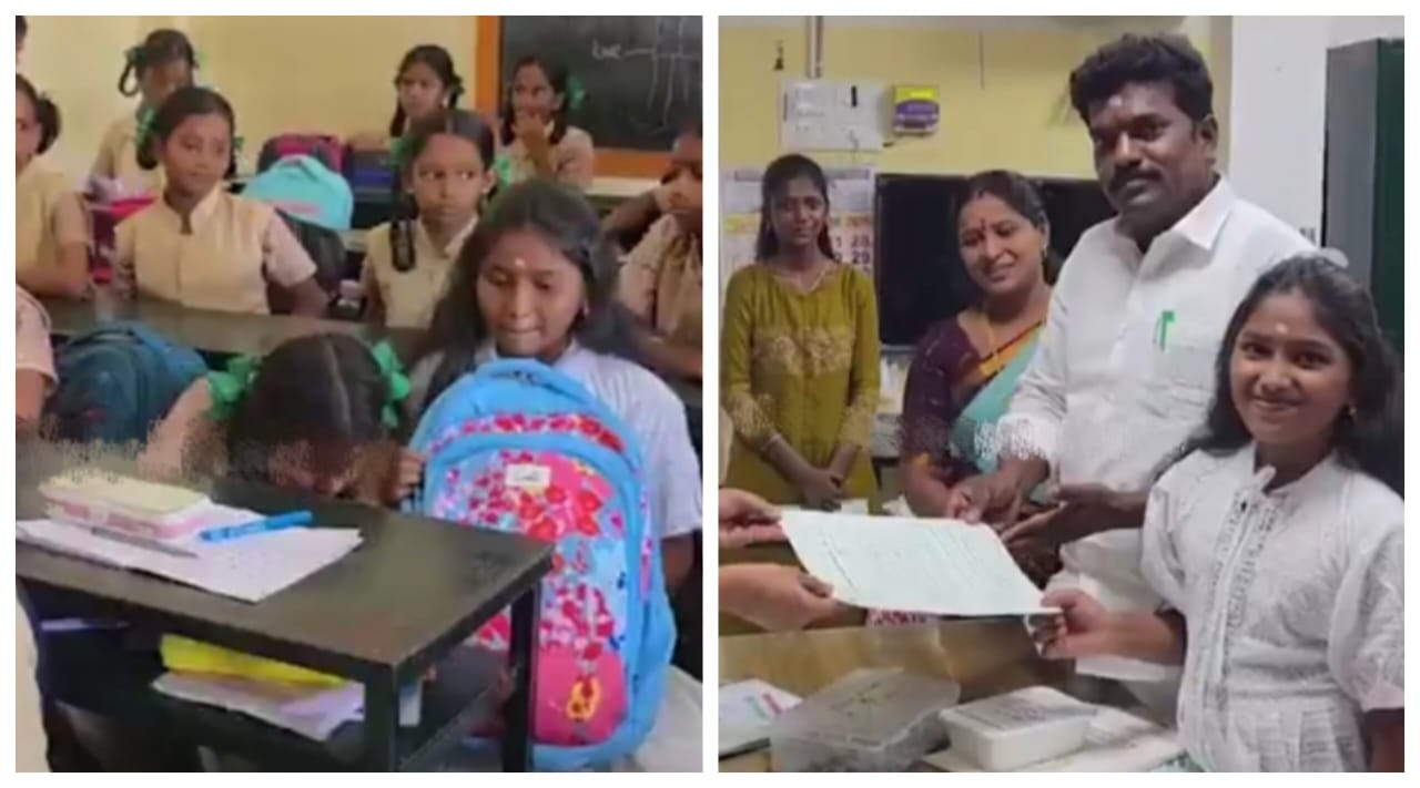 தமிழகத்தில் எந்த எம்எல்ஏவும் செய்யாத சம்பவம்..! “அரசு பள்ளியில் மகளை சேர்த்த தவெக எம்எல்ஏ இளங்கோவன்”.. குவியும் பாராட்டுகள்…!!!