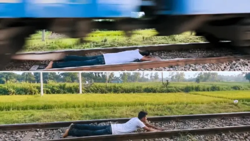 “உயிர் என்ன அவ்வளவு மலிவா போச்சா?”.. லைக்ஸ்காக ஓடும் ரயிலுக்கு அடியில் வாலிபர் செய்த காரியம்.. ரயில்வே போலீஸார் விடுத்த அதிரடி எச்சரிக்கை.. வைரல் வீடியோ..!!!