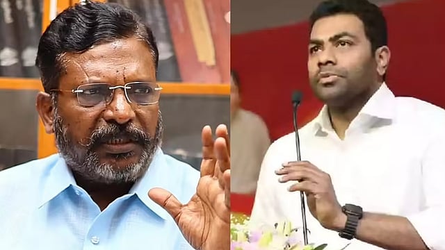 ஆதவ் அர்ஜுனாவுடன் சதி திட்டம்..! வயிற்றெரிச்சலில் அப்படி பேசுறாங்க… என் அளவுக்கு கூட திமுக அதிமுக பேசல… கொந்தளித்த திருமா… விமர்சனத்திற்கு ஆவேச பதிலடி…!!!