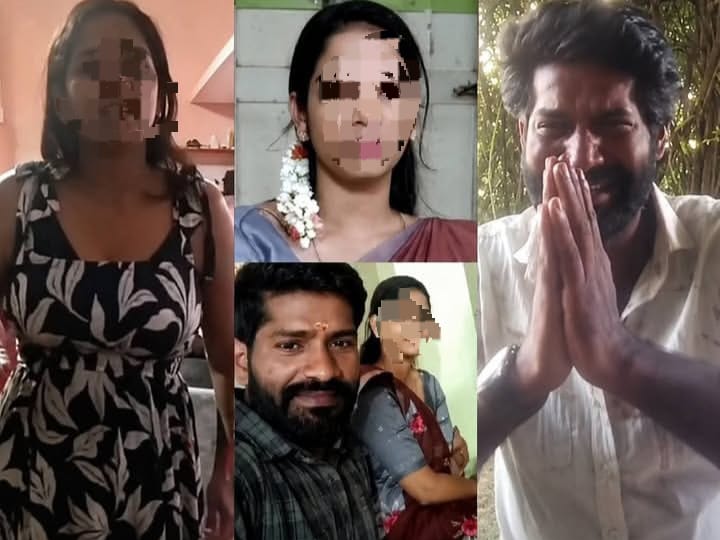 தஞ்சையை உலுக்கிய கள்ளக்காதல்…! “வேலைக்குப் போக கூடாதுன்னு மொட்டை அடிச்சு டார்ச்சர் செஞ்சாரு”… இப்ப முகத்தில் கத்திக்குத்து.. கணவன் குறித்து அட்சயா பகீர் புகார்..!!!
