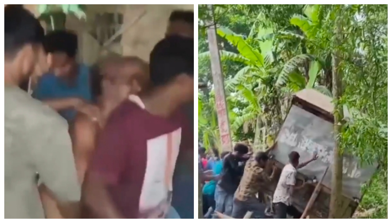 “இவனை சும்மா விடக் கூடாது!”…. மூன்றரை வயசு குழந்தைக்கு நடந்த கொடூரம்…. தப்பியோட முயன்ற நபரை மடக்கிப் பிடித்த காவல்துறைக்கு நேர்ந்த விபரீதம் வீடியோ…!!