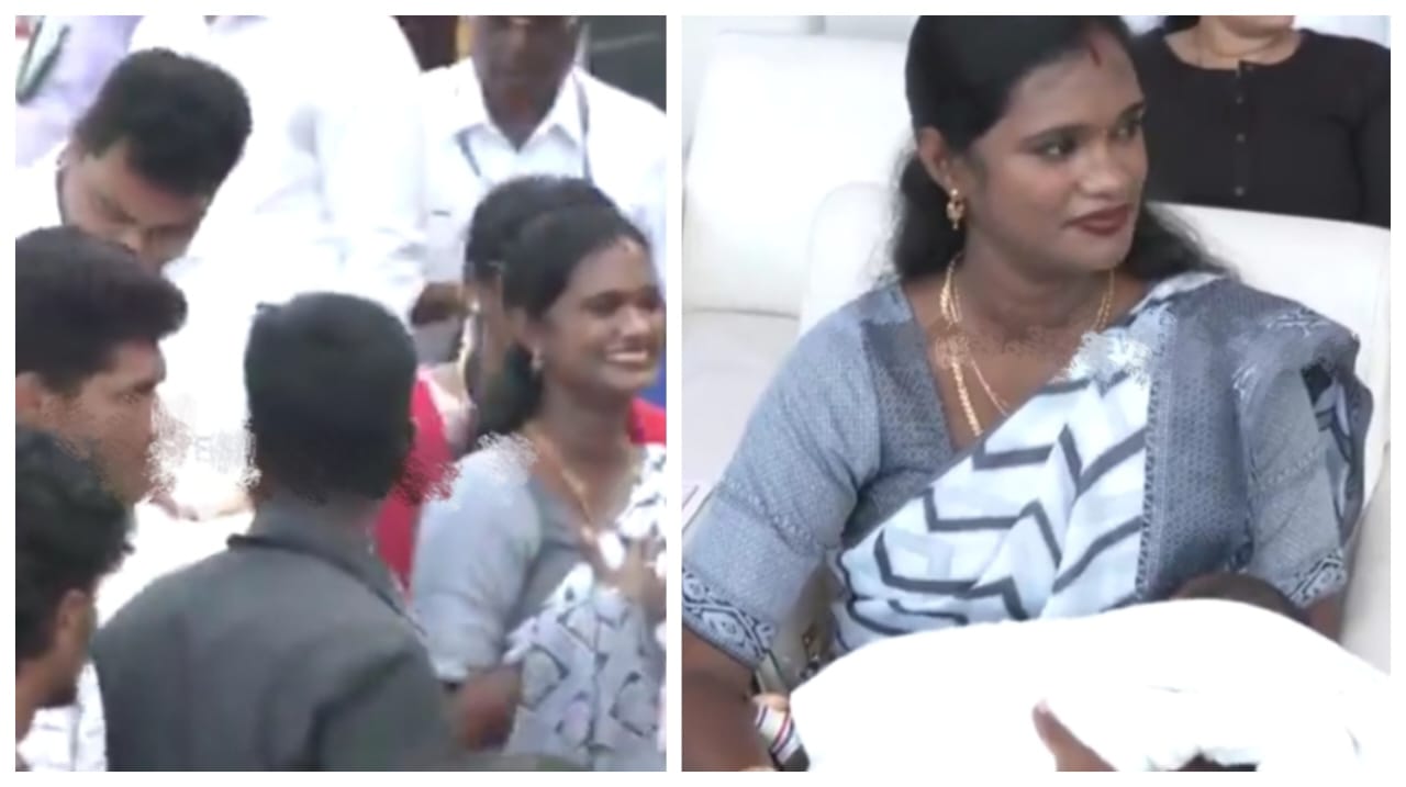 செம க்யூட்..! “எம்எல்ஏ பல்லவியின் குழந்தையை தூக்கிட்டு வந்த அமைச்சர் ஆதவ் அர்ஜுனா”… இருக்கை வரை வந்து கொஞ்சியபடி கொடுத்த வீடியோ…!!!!