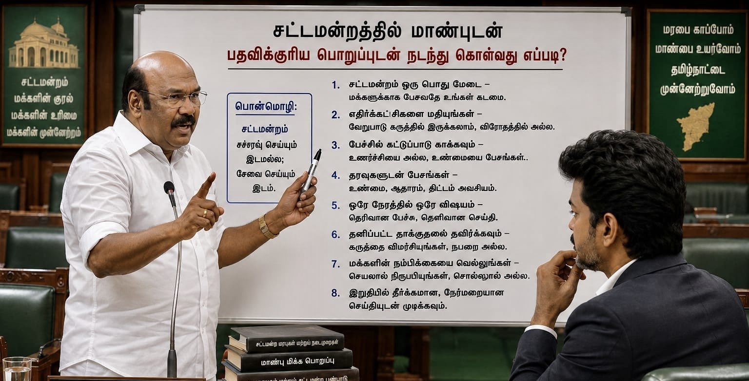 5 நிமிஷ பேச்சு..! நீங்க பஞ்ச் டயலாக் பேசினது போதும். முதலில் இதைப்பற்றி ஒரு 5 நிமிஷம் பேசுங்க.. மீண்டும் டீச்சராக மாறிய ஜெயக்குமார்.. CM விஜய்க்கு பாடம் எடுக்கும் போட்டோ வைரல்..!!