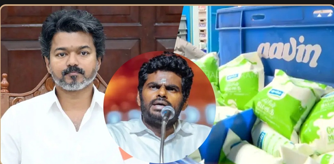 “கிரீன் மேஜிக் பால் விற்பனை குறையலன்னு யாரை ஏமாத்தப் பொய்யான விளக்கம் தர்றீங்க?”… அண்ணாமலை காரசாரக் கேள்வி..!!!