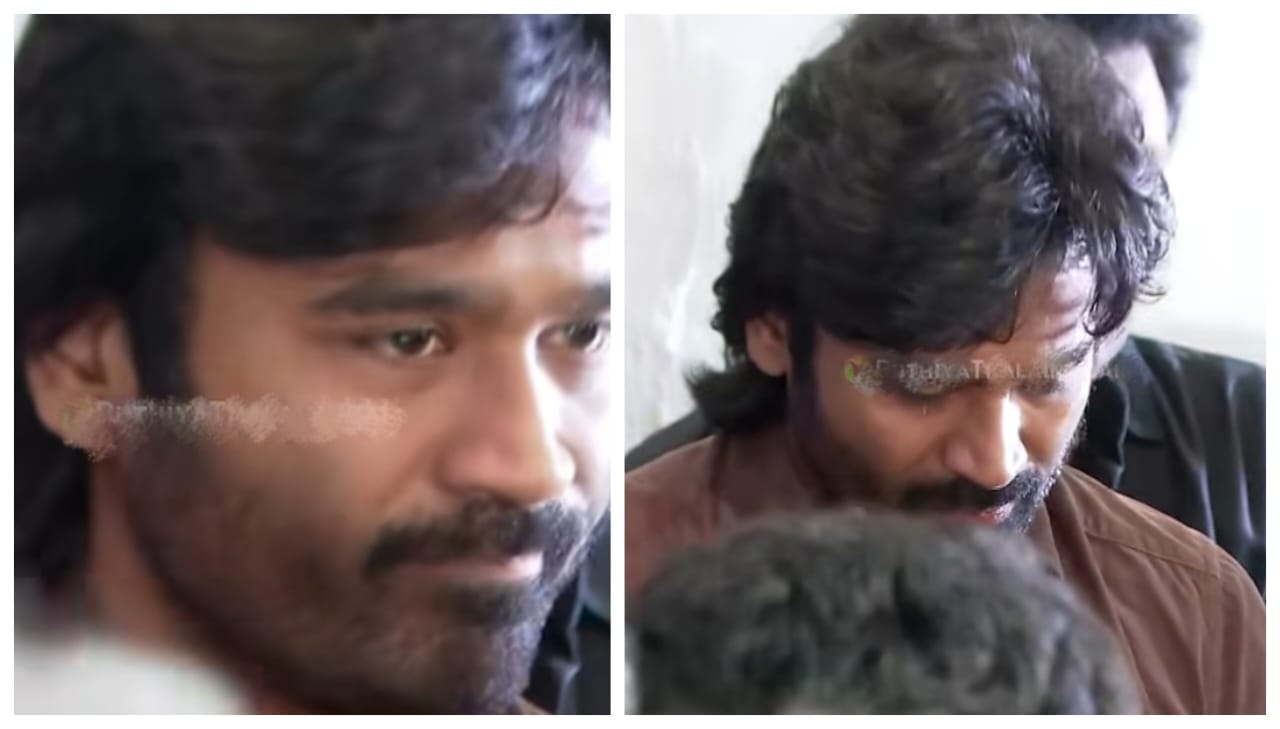 கதறி அழுதபடியே ஓடோடி வந்த நடிகர் தனுஷ்..! ஈடு செய்ய முடியாத பேரிழப்பு.. நெஞ்சை உலுக்கும் சோகம்.. வைரலாகும் வீடியோ..!