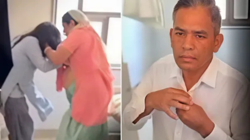 “19 வயசு பொண்ணு கூட அசிங்கமா இல்ல!”… மனைவியிடம் கையும் களவுமாக மாட்டிய ஊராட்சித் தலைவர்… வைரல் பகீர் வீடியோ..!!!!