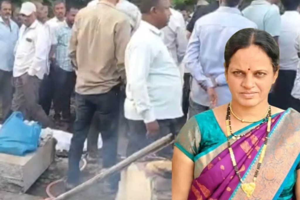 நெஞ்சே பதறுது..! சட்டுனு விழுந்த பிரம்மாண்ட தூண்… கண்ணிமைக்கும் நொடியில் 40 வயது இல்லத்தரசி துடிதுடித்து பலி… பெரும் அதிர்ச்சி…!!!