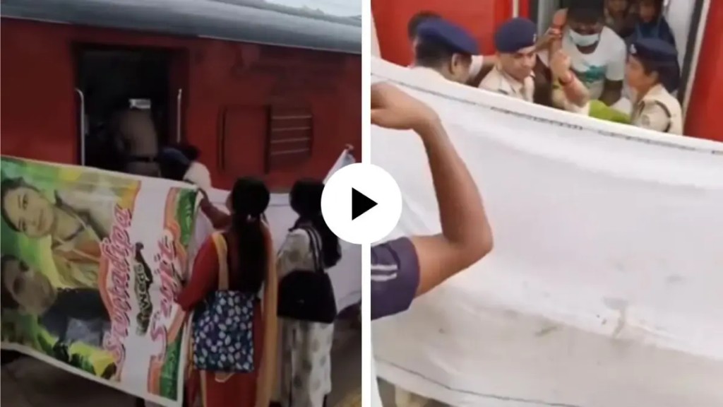 ஓடும் ரயிலில் ஒரு குழந்தை.. ஆம்புலன்ஸில் இன்னொரு குழந்தை… இரட்டைக் குழந்தைகளை டாக்டரே இல்லாமல் பெற்றெடுத்த பெண்.. கடவுளாக வந்த பயணிகள்.. வீடியோ வைரல்..!!