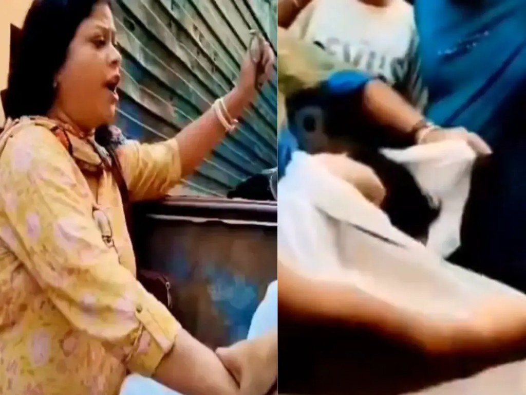 வீடு தேடி வந்த மரணம்..! “இது சாவை குறிக்குதா”..? TMC தலைவருக்கு வெள்ளை புடவையை கட்டாயப்படுத்தி உடுத்திய கும்பல்”… மேற்குவங்கத்தில் புது புயல்.. வைரலாகும் வீடியோ…!!