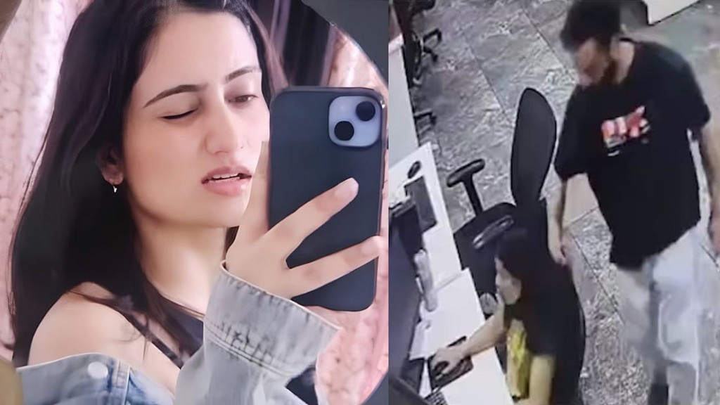 6 மாசத்துக்கு முன்னாடி பிரேக் அப்..! “கத்தியோடு ஆபீசுக்குள் புகுந்த காதலன்”… ஓட ஓட விரட்டி காதலியை துடிக்க துடிக்க கொன்ற கொடூரம்… பகீர் வீடியோ…!!!