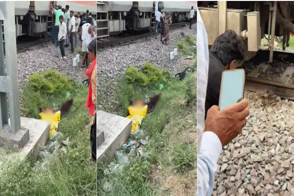 “நெஞ்சை உலுக்கிய கோர விபத்து!”… தீ விபத்து வதந்தியால் தண்டவாளத்தில் ஓடிய மக்கள்.. எக்ஸ்பிரஸ் ரயில் மோதி 4 பேர் துடிதுடித்து மரணம்..!!!!