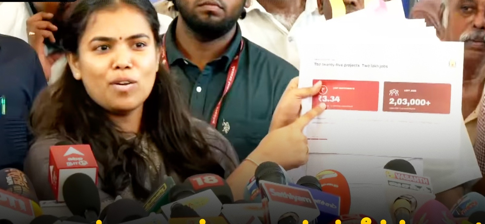“ஆதாரங்களுடன் அமைச்சர் கீர்த்தனா அதிரடி!”.. தமிழ்நாட்டு முதலீடுகள் வேறு மாநிலங்களுக்கு மடைமாற்றம்.. 2 லட்சம் இளைஞர்களின் வேலைவாய்ப்பு பறிபோனதாகப் பகீர் குற்றச்சாட்டு..!!