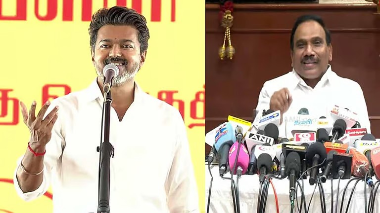 துப்பில்லாத சக்தி… அல்லு சில்லு வீட்டுக்கு போய் கெஞ்சினீங்களே.. அப்ப அது தில்லு முல்லா..? “திருச்சியில் வந்த வீரம் ஏன் சட்டசபையில் இல்ல”…  எம்.பி ஆ. ராசா அதிரடி கேள்வி…!!!