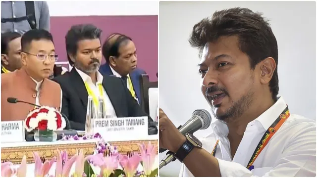 “முழுக்க முழுக்க ஸ்டிக்கர் ஒட்டியிருக்காங்க” நிதி ஆயோக் கூட்ட விவகாரம்…. சோஃபா மாடல் அரசு என பாய்ந்த உதயநிதி…..!!