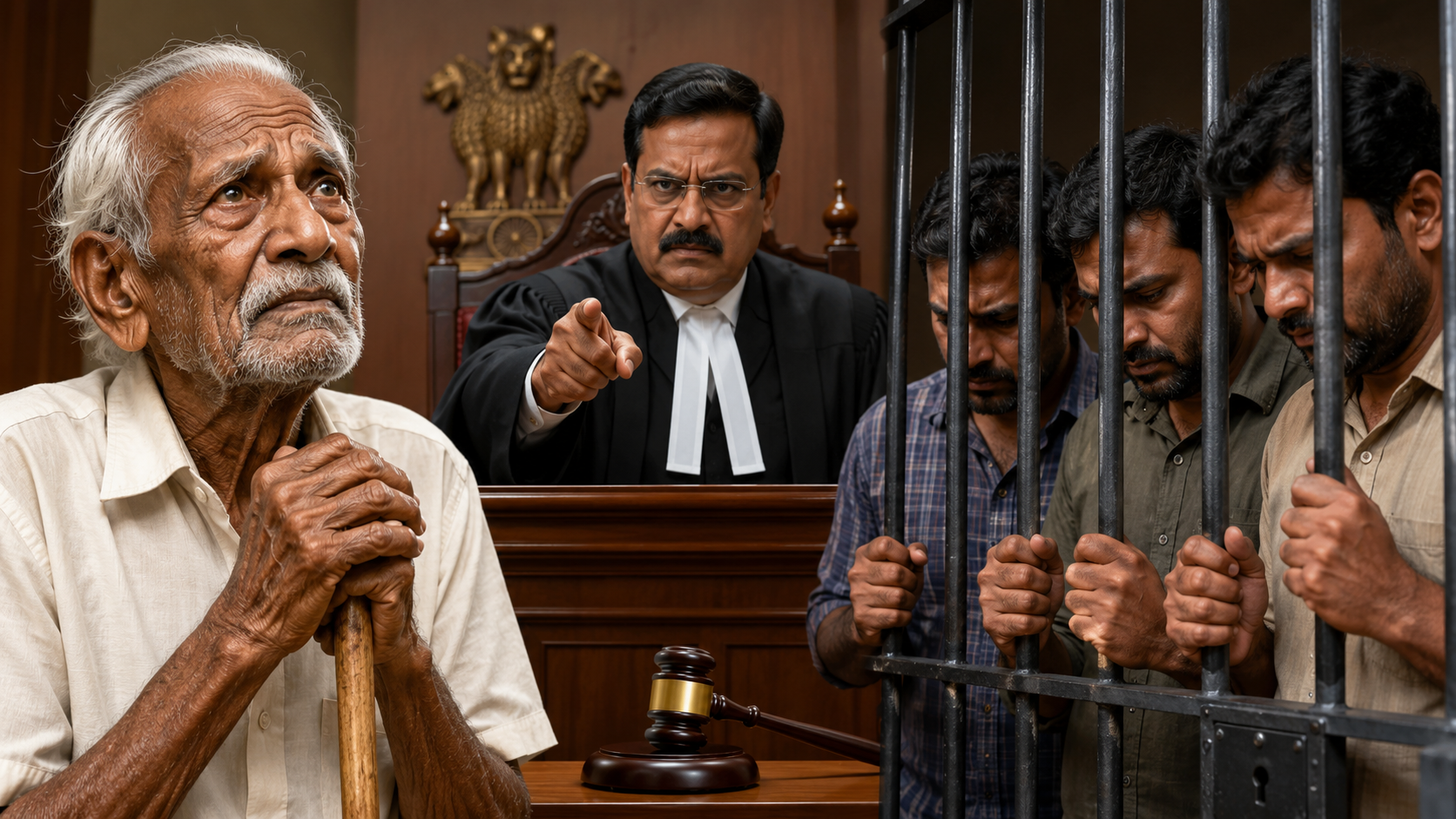 “பெத்த அப்பாவா பார்க்க மாட்டீங்களா? அப்போ ஜெயிலுக்கு போங்க” சிறைக்கு சென்ற 3 மகன்கள்…. நீதிமன்றம் எச்சரிக்கை….!!