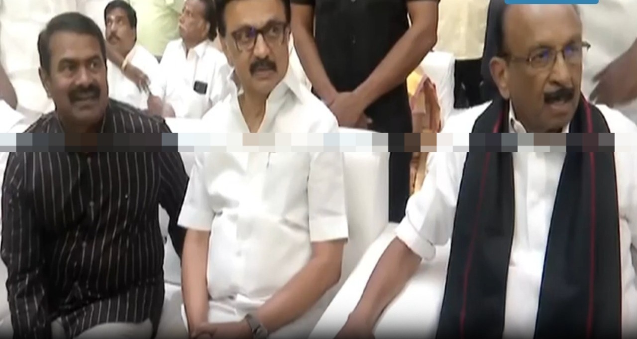 “அரசியல் பகையெல்லாம் ஓரங்கட்டுங்க!”… ஒரே மேடையில் ஸ்டாலினுடன் இவங்க எல்லாருமா?… கல்யாண வீட்டில் அரங்கேறிய அரசியல் சங்கமம்..!!