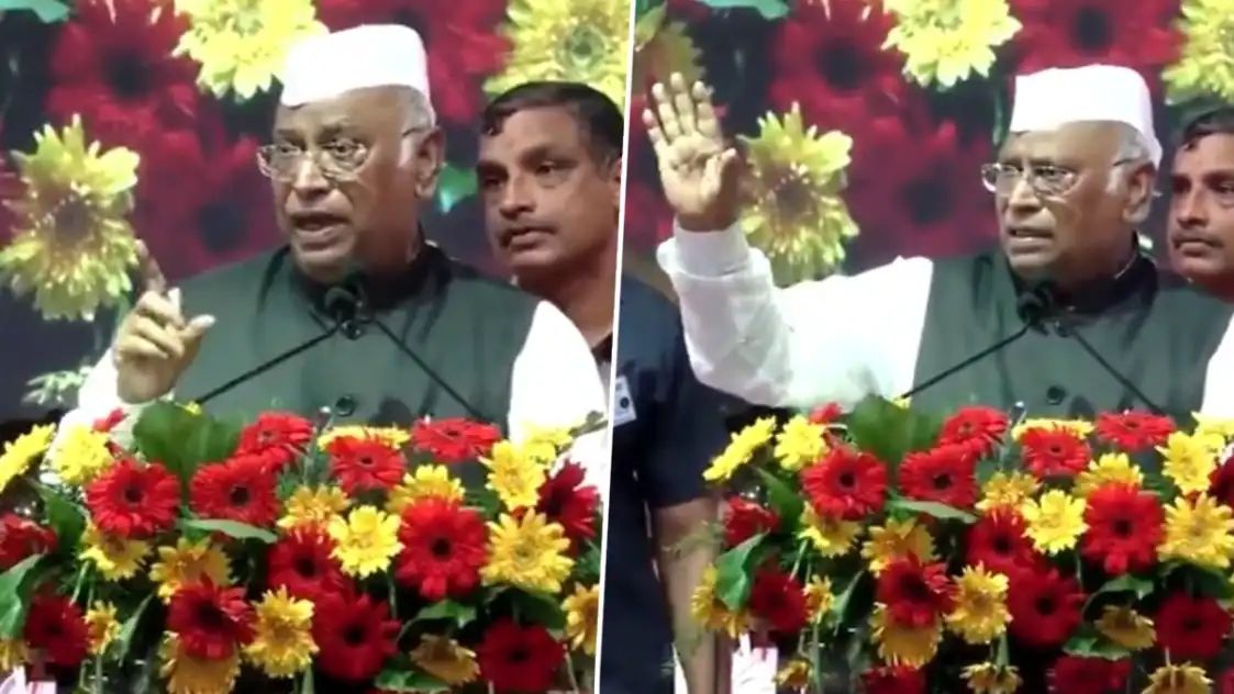 “அறிவில்லாத செயல்களை நிறுத்துங்கள்!” மேடையிலேயே தொண்டர்களை வெளுத்து வாங்கிய மல்லிகார்ஜுன கார்கே.. தலைவர்களை விட கட்சிதான் முக்கியம் என ஆக்ரோஷம்..!!”