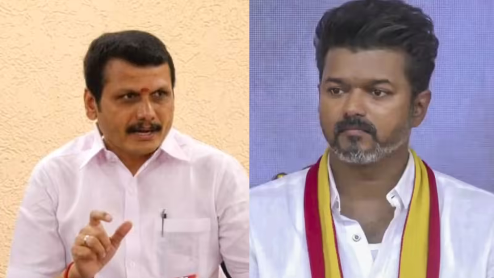 “வண்டி மேல ஏறி பாட்டெல்லாம் பாடுனீங்களே.. இப்ப என்ன செஞ்சீட்டீங்க?!” இப்போ வெறும் விளக்கம் மட்டுமா? விஜய்யின் தவெக அரசை அசைத்துப் பார்த்த செந்தில்பாலாஜியின் அதிரடி பிரஸ்மீட்..!!“வண்டி மேல ஏறி பாட்டெல்லாம் பாடுனீங்களே.. இப்ப என்ன செஞ்சீட்டீங்க?!” இப்போ வெறும் விளக்கம் மட்டுமா? விஜய்யின் தவெக அரசை அசைத்துப் பார்த்த செந்தில்பாலாஜியின் அதிரடி பிரஸ்மீட்..!!