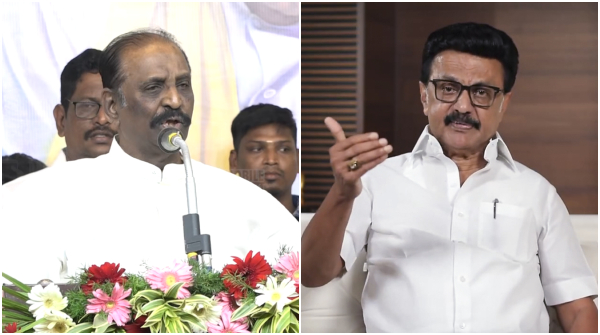 “தளபதி தோற்றது ஒரு நாள்தான்.. ஆனா நீங்க 365 நாளும்..”  ஸ்டாலின் தோல்வியால் மேடையில் உருகிய வைரமுத்து..!!