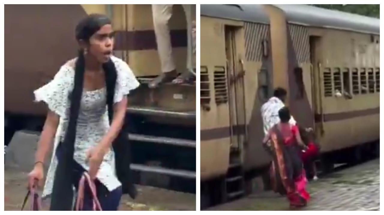 ஒரு சில நொடிதான்..! “சட்டுனு புறப்பட்ட ரயில்”… அவசரத்தில் சின்ன குழந்தையை மறந்த அம்மா… தேவதூதனாக வந்த அரிய மனிதர்.. கடைசியில் நடந்த அற்புதம்… வீடியோ வைரல்..!!