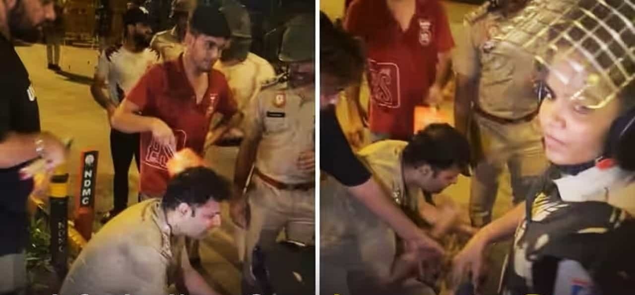 வலியால் துடிதுடித்த போலீஸ்காரர்…! போராட்ட களத்திலும் உதவிக்காக ஓடோடி வந்த மாணவர்கள்… டெல்லி ஜந்தர் மந்தரில் மிளிர்ந்த மனிதநேயம்… வைரலாகும் நெகிழ்ச்சி வீடியோ…!!