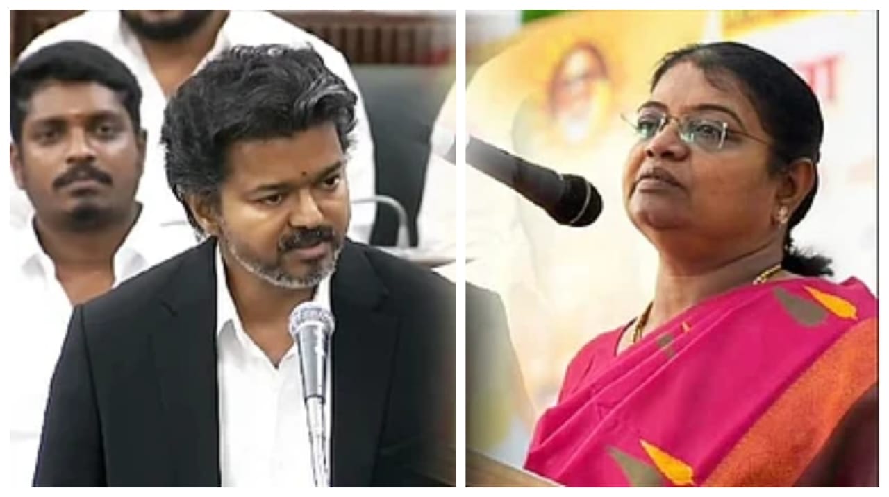 பஞ்ச் டயலாக் பேசிட்டு..! “சத்தம் இல்லாமல் சைலன்டா பார்த்த வேலைய பாத்தீங்களா”..? புது குண்டை தூக்கி போட்ட கீதா ஜீவன்… தவெக அரசு மீது பரபரப்பு குற்றச்சாட்டு…!!