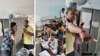 “அடிச்சுட்டாங்க..‌.. என்னை எல்லார் முன்னாடியும் கண்ணத்துல அறைஞ்சுட்டாங்க….!” அரசுப் பள்ளி வகுப்பறைக்குள் நடந்த மோதல்…. ஆசிரியருக்கு எதிராக கொதித்தெழுந்த கிராம மக்கள்….‌ பின்னணி….??