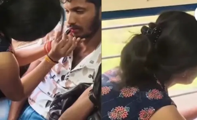 “இனிமே இப்படி பண்ணுவீங்களா?”… அத்துமீறிய பயணியைப் பந்தாடிய இளம்பெண்… ரயிலில் நடந்த அதிரடி ட்ரீட்மென்ட்.. வைரல் வீடியோ..!!!