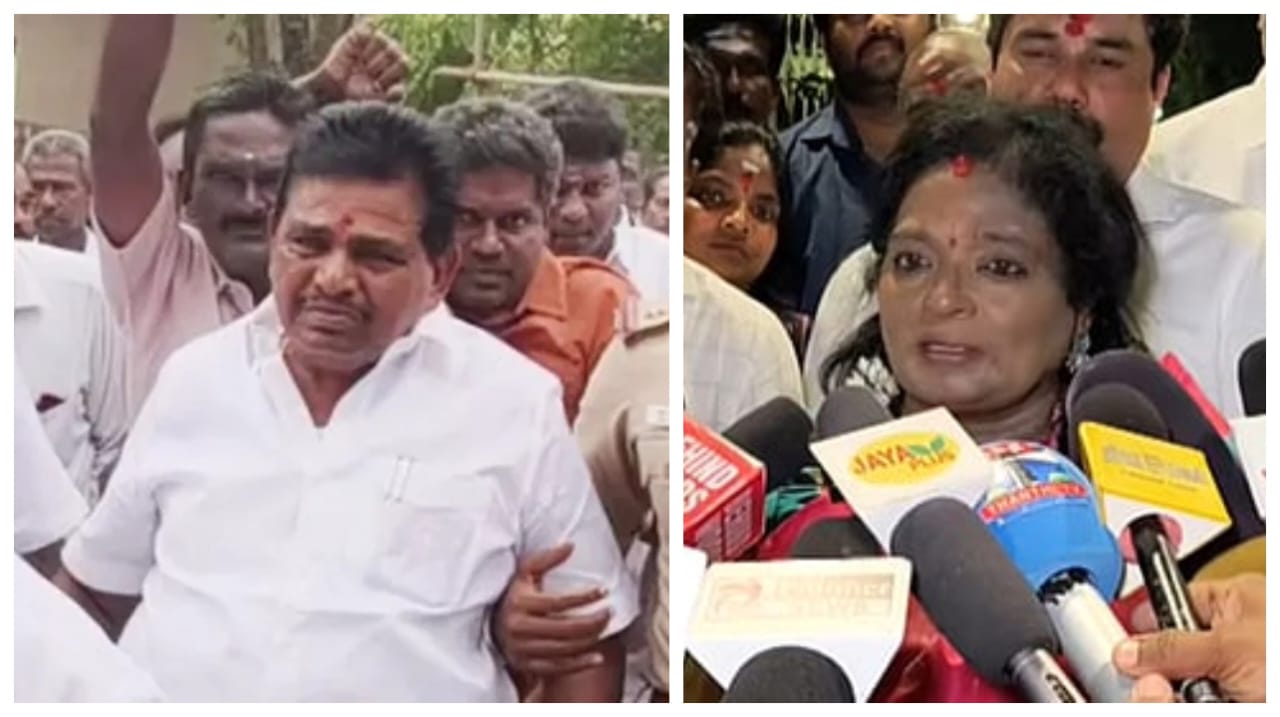 அனிதா ராதாகிருஷ்ணனை கைது செய்தது ரொம்ப கரெக்ட்..! “திமுகவினர் எல்லார் பற்றியும் மோசமா எழுதுறாங்க”… இதெல்லாம் ஸ்டாலின் கண்டுக்க மாட்டாரா..? கொந்தளித்த தமிழிசை..!!