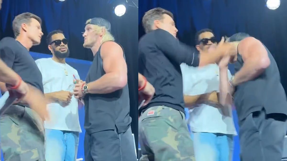WWE நட்சத்திர வீரருக்கு நேரலையில் பளார் விட்ட கால்பந்து ஜாம்பவான்…! “இது டிராமாவா இல்ல ரியலா”..? முட்டாள், அறிவில்லாதவர் என விமர்சித்து… பரபரப்பு வீடியோ..!