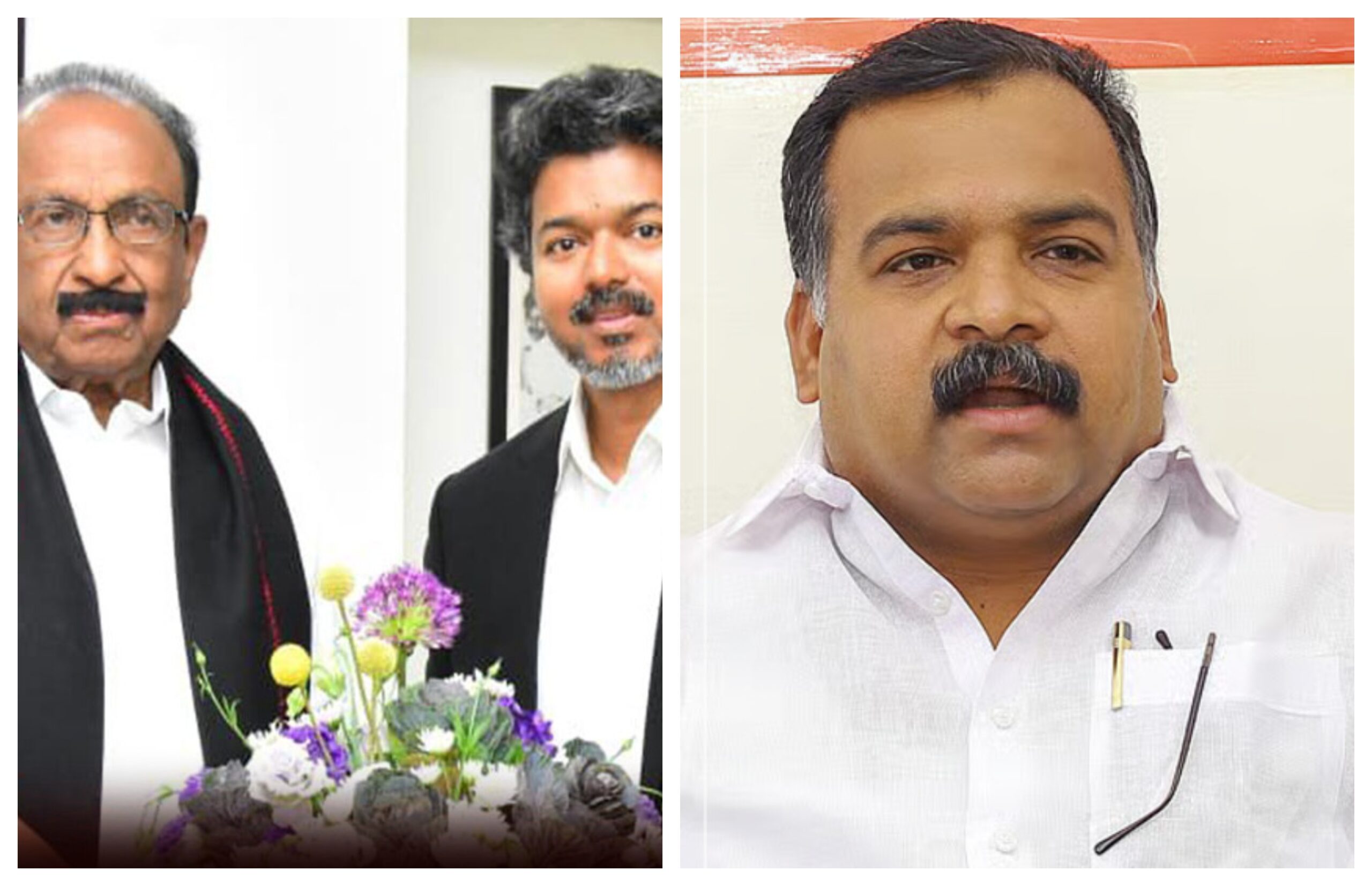“விஜய் மேடையில் கைகோர்த்த காங்கிரஸ், மதிமுக விஐபிக்கள்!”.. தோழமைக் கட்சித் தலைவர்களுடன் தனித்தனியாக மீட்டிங்.. கோட்டை நோக்கிய பாய்ச்சலில் அதிரடி காட்டும் தவெக தலைவர்..!!