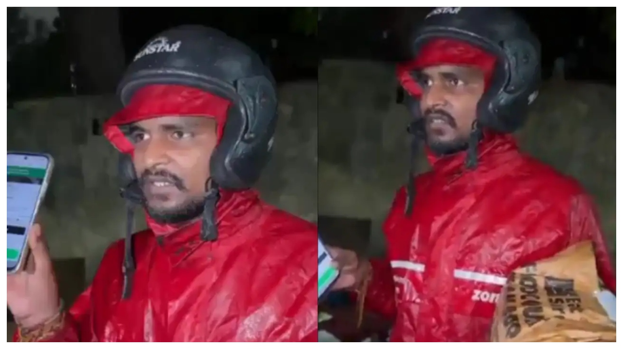 “பசியோட போராடாதீங்க பாஸ்!”.. மழையில் நனைந்தபடி வந்த சோமாட்டோ ஊழியர்.. கை கூப்பி நன்றி சொன்ன மாணவர்கள்… சோஷியல் மீடியாவை உலுக்கிய 1 நிமிஷ வீடியோ..!!!