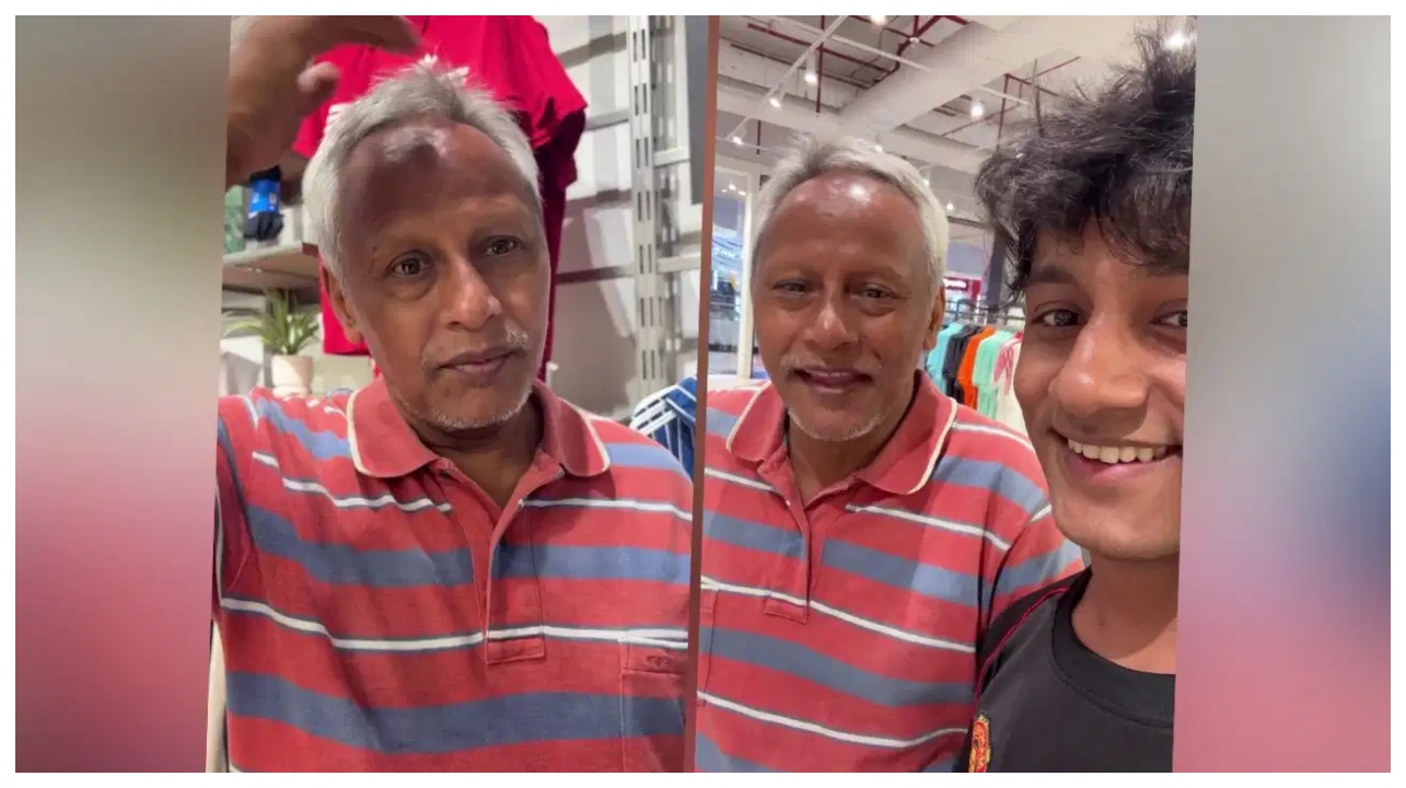 “என் பையன் சம்பாதிச்சு எனக்குக் கொடுத்த முதல் பரிசு இதுதான்” மகனின் சர்ப்ரைஸ் பரிசால் நெகிழ்ந்துபோன தந்தை…. லைக்குகளைக் குவிக்கும் வீடியோ….!!