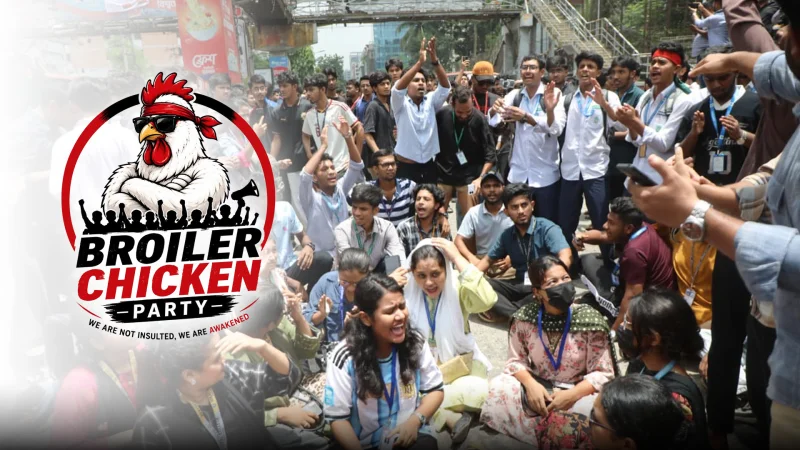 ‘பிராய்லர் கோழிகள்’ன்னு கேலி…. அடுத்த நிமிஷமே புதிய கட்சி…. இந்தியா – வங்கதேசத்தில் வைரலாகும் பெயர்கள்….!!