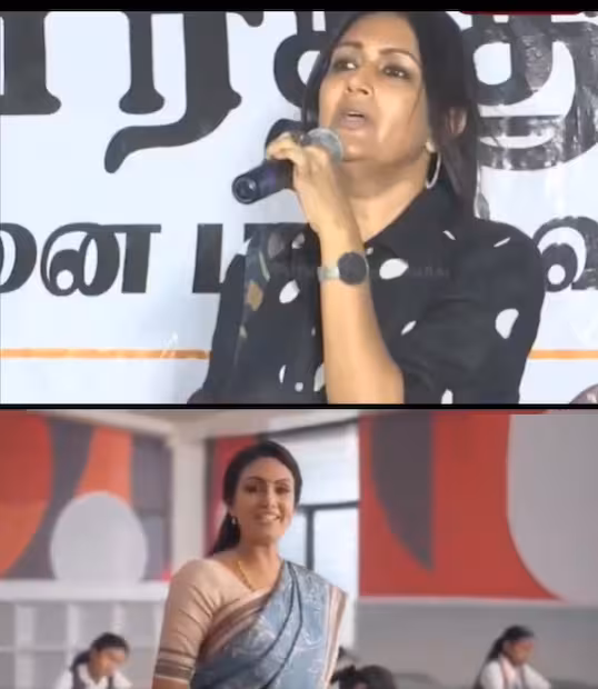 “அன்று நீட்டுக்கு விளம்பரம்… இன்று நீட் எதிர்ப்பு!”… நீட் விவகாரத்தில் சிக்கிக்கொண்ட முன்னணி தமிழ் நடிகை… யார் தெரியுமா?