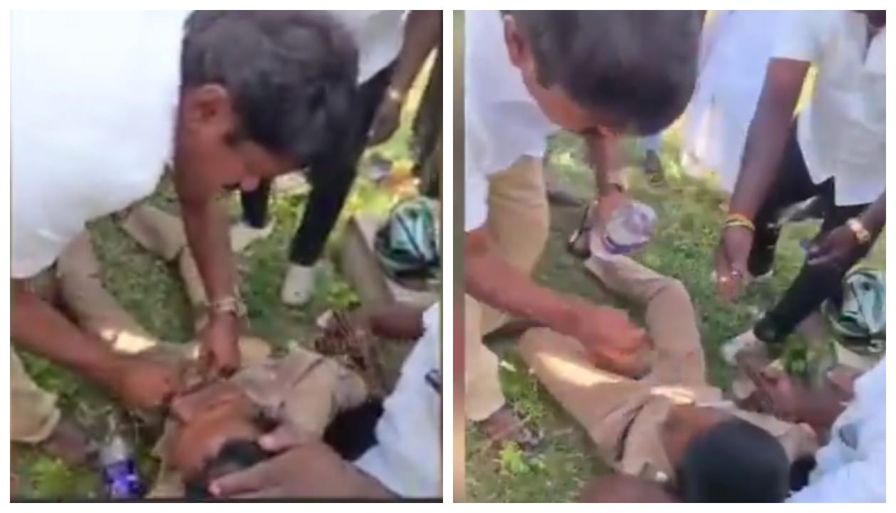“அமைச்சர் இல்ல.. ஒரு மகனாக மாறினார்!” விபத்தில் சிக்கிய காவலரைத் தனது காரிலேயே தூக்கிச் சென்ற சி.விஜயபாஸ்கர்.. வைரலாகும் வீடியோ..!!!