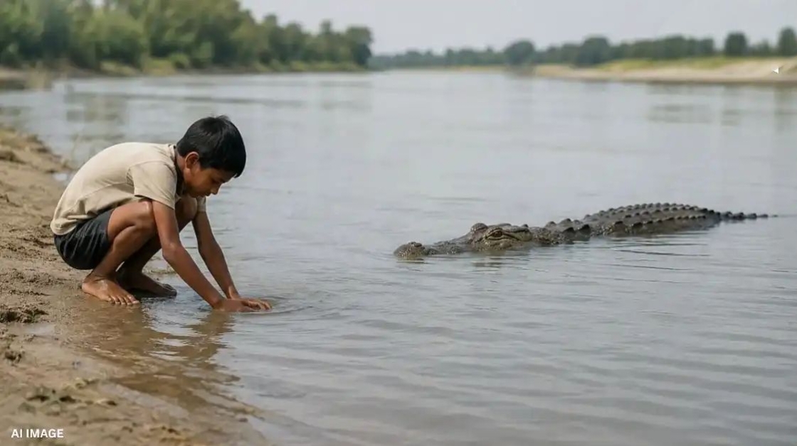 “கை கழுவ வந்தவன்… கண்ணெதிரே இழுத்துச் சென்ற முதலை.. 5 மணி நேரப் போராட்டம்… இறுதியில் கிடைத்த சிறுவனின் உடல்.. அதிகாரிகளுக்கு மக்கள் கோரிக்கை..!!”