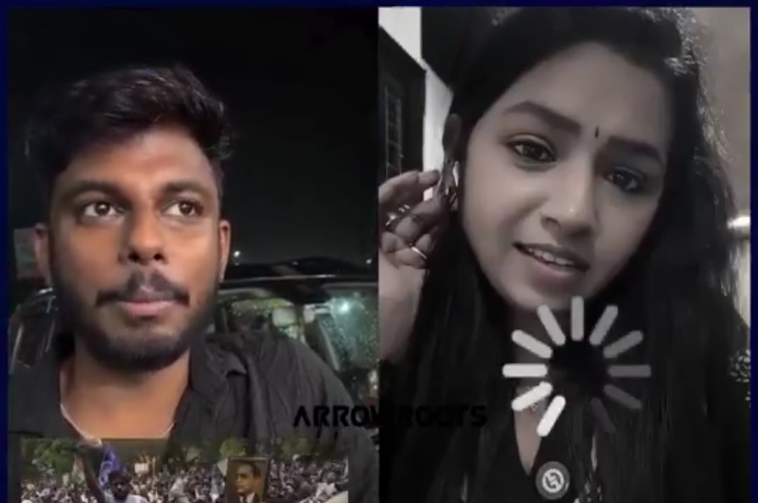 “ஜனநாயகன் படம் மட்டும் தான் கண்ணுக்குத் தெரிஞ்சதா?” திமுக ஜென்சி இளைஞரை விளாசித் தள்ளிய பெண் நெட்டிசன்..!!”