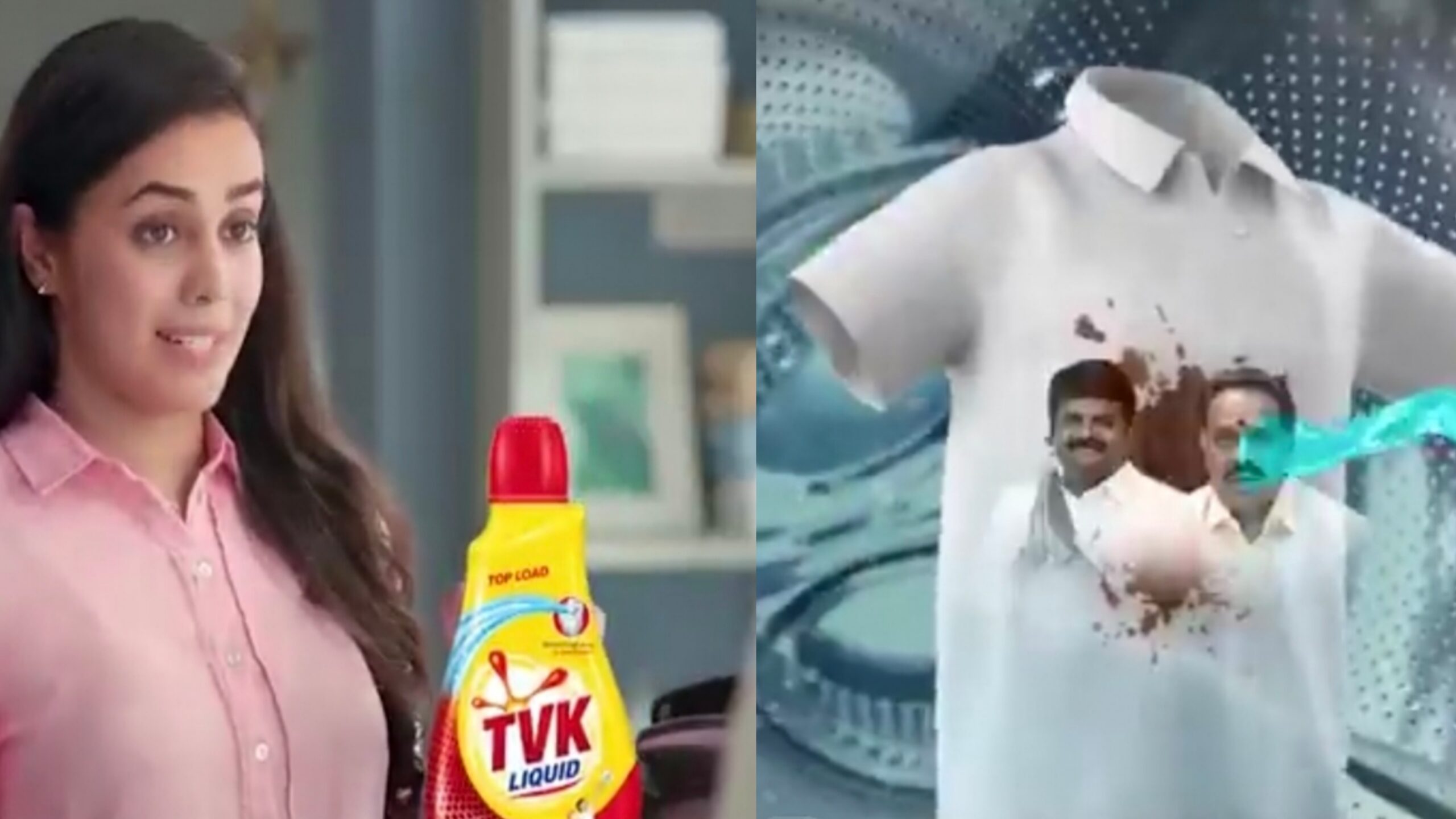 “நெட்டிசன்களின் அல்டிமேட் கிரியேட்டிவிட்டி” கறைகளைப் போக்கும் விஜய் வாஷிங் மெஷின்…. வைரலாகும் எக்ஸ் தள வீடியோ பின்னணி….!!