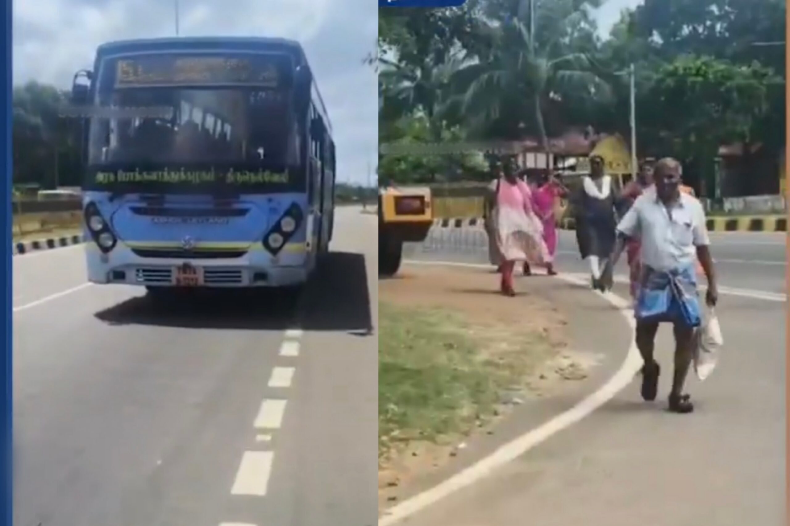 “பொம்பளைங்க எல்லாம் சேர்ந்து விசிலுக்கு ஓட்டு போட்டீங்கள்ளா…. அனுபவிங்க” நடு ரோட்டில் இறக்கி விட்ட அரசு பேருந்து…. பயணிகள் ஆக்ரோஷம்…. வைரலாகும் வீடியோ….!!