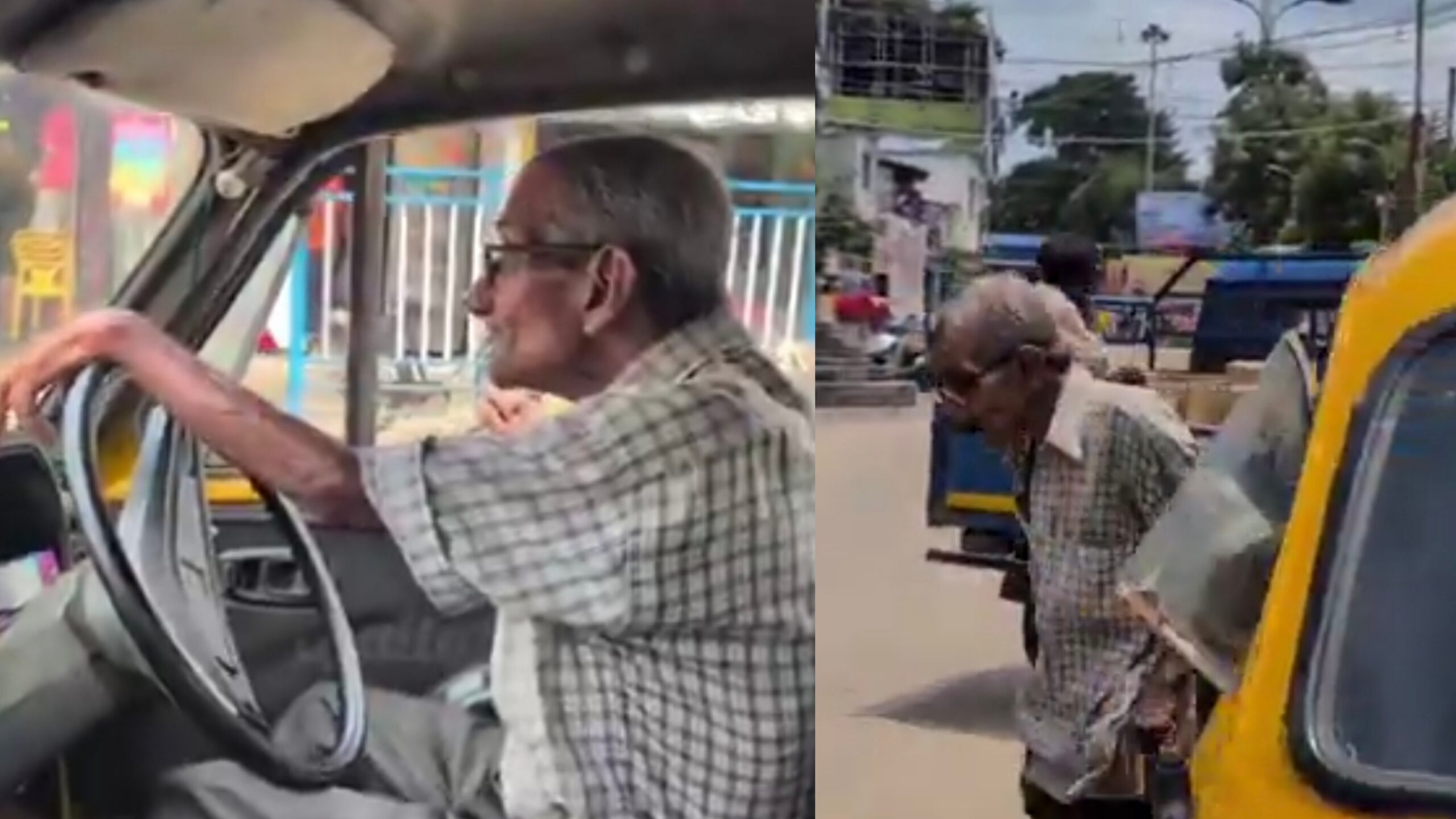 “காலை 6 டூ இரவு 10 மணி வரை டாக்ஸி” – 80 வயதிலும் வறுமையோடு போராடும் முதியவர்…. வைரலாகும் நெகிழ்ச்சிப் பதிவு….!!