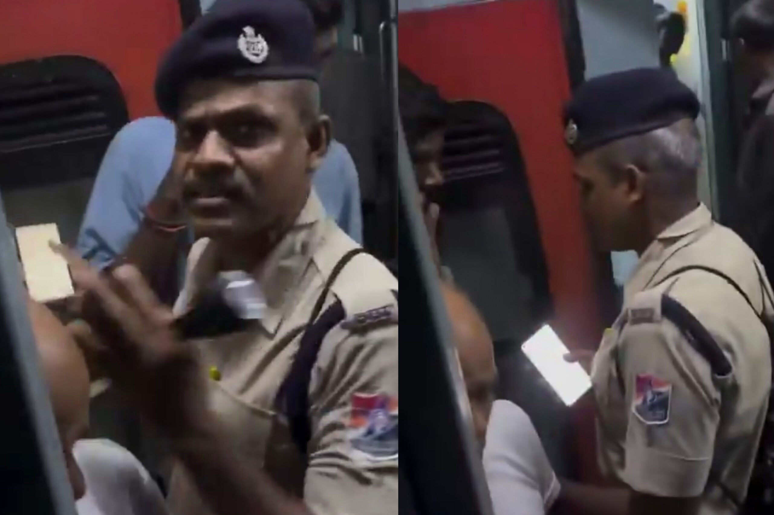 “நாங்க ஒன்னும் பண்ண முடியாது, போயி டிடிஇ-கிட்ட பேசு” ரயில்வே போலீசின் அராஜகப் பதில்…. ரயிலில் தனியாக மாட்டிய பெண்….!!