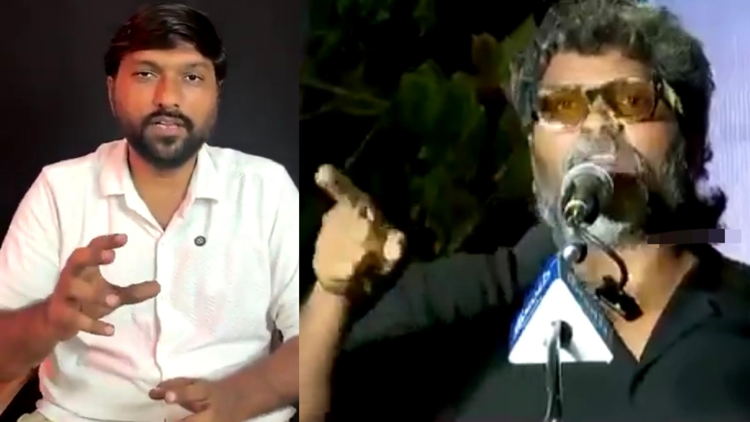 “அப்ப வாயில கொழுக்கட்டையா வச்சிருந்தீங்க?” பா.ரஞ்சித்தை அலறவிட்ட தவெக இளைஞர்…. தீயாகப் பரவும் வீடியோ….!!
