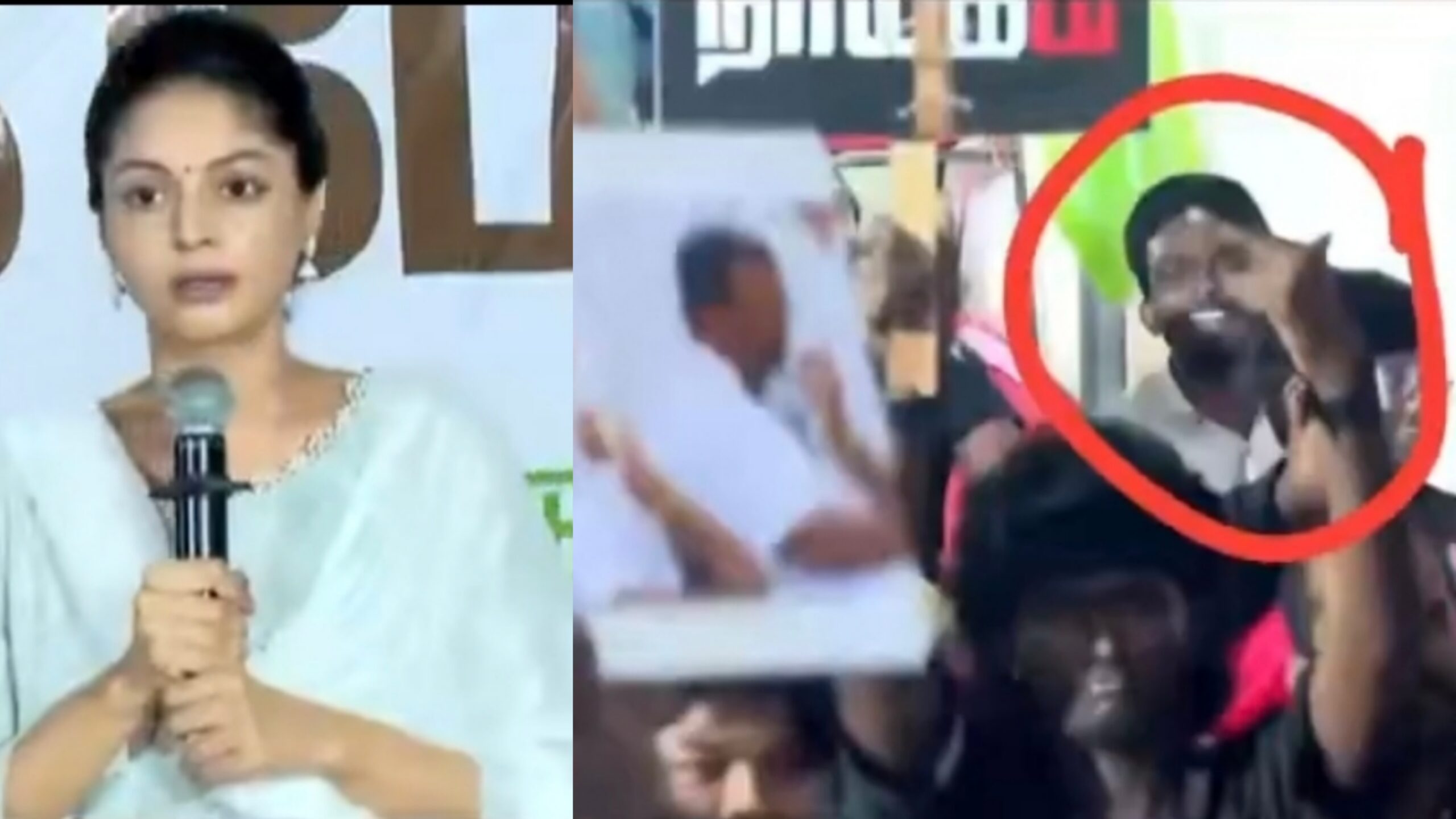 “இதுதான் உங்க லட்சணமா…. சனம் ஷெட்டிக்கு எதிராக ஆபாச சைகை” நீட் போராட்டத்தில் நடந்த அசிங்கம்…. கொந்தளிக்கும் நெட்டிசன்கள்….!!