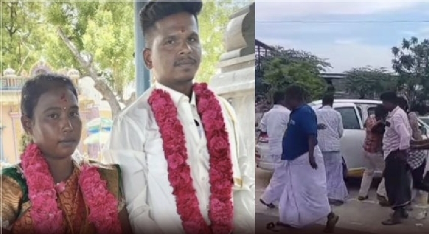 “அடிச்சு கூட்டிட்டு போங்கடா” காதல் திருமணம் செய்ததால் பெற்றோர் ஆத்திரம்…. சினிமா பாணியில் ஒரு கடத்தல்…. 3 பேர் கைது….!!