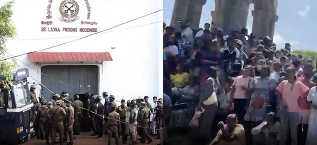 “சிறைக்குள்ள பாதுகாப்பு என்னாச்சு?” இரு பிரிவினராக மோதிய கைதிகள்…. 25 பேர் பலியான கொடூரம்…. அதிர்ந்து போன இலங்கை அரசு….!!