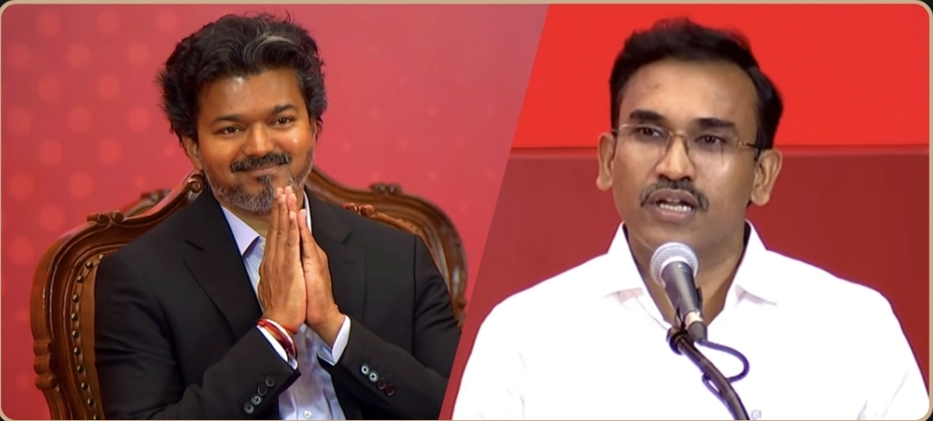 “இங்க நடக்குறது அன்பு சாம்ராஜியம்…. யார் நினைச்சாலும் அசைக்க முடியாது” முதல்வர் விஜய்யை புகழ்ந்து தள்ளிய அமைச்சர் அருண்ராஜ்….!!