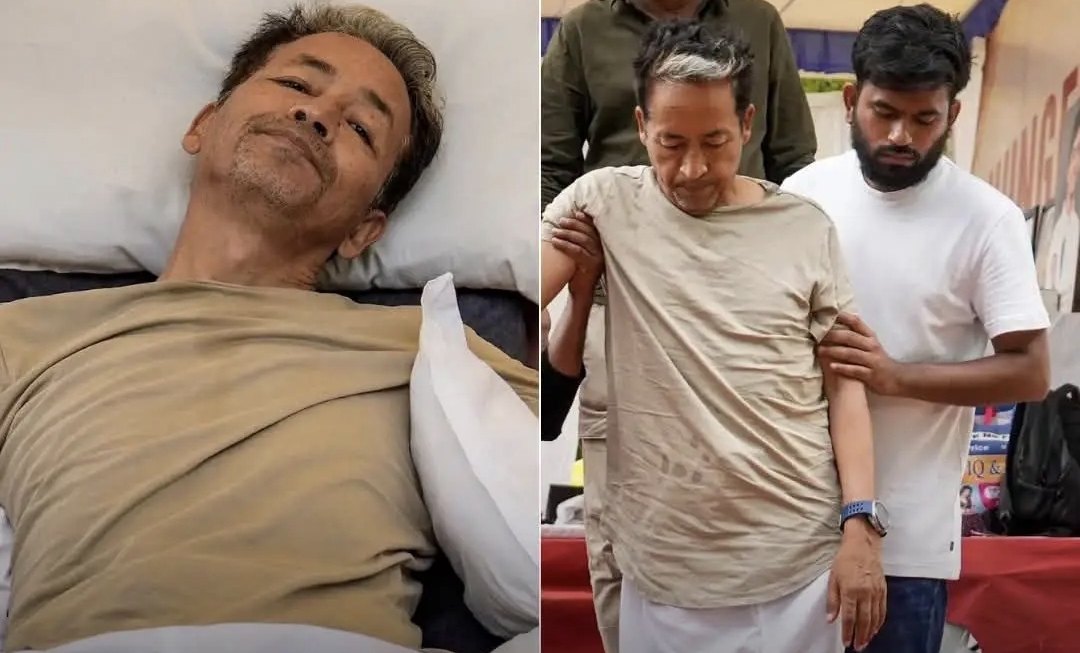 “இப்படியே போனா உடல் உறுப்பு செயலிழக்கும்” லடாக்கிற்காக மரணத்துடன் போராடும் சோனம் வாங்சுக்…. மருத்துவர்கள் கொடுத்த எச்சரிக்கை….!!