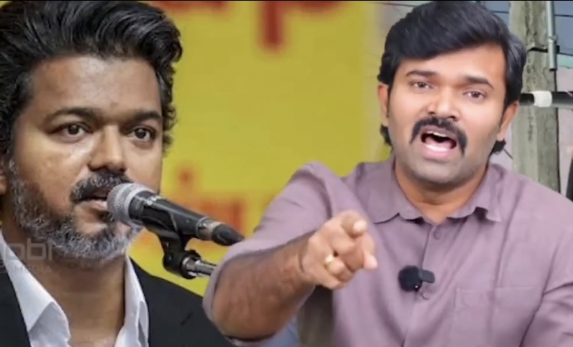 “உங்க அண்ணன் பேசினா தப்பில்லை…. சி.எம் விஜய் பேசினா மட்டும் தப்பா?” மார்க்கண்டேயனுக்கு ஆதரவு தெரிவித்து வம்பில் சிக்கிய சாட்டை…. வைரலாகும் வீடியோ….!!